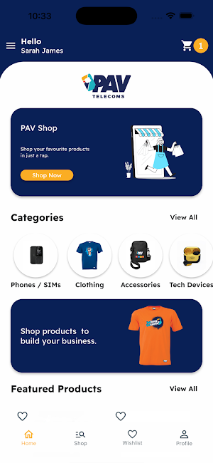 PAV Shop Screenshot 2