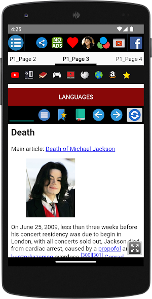 Michael Jackson - Biography Screenshot 3