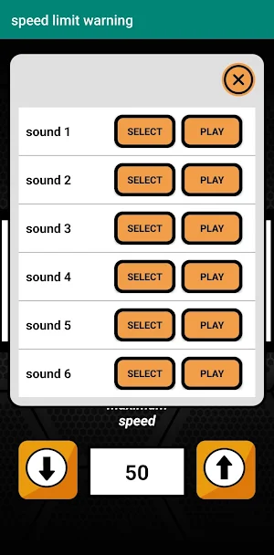speed limit warning Screenshot 3