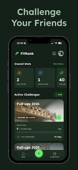 FitRank: Fitness Leaderboards Screenshot 0