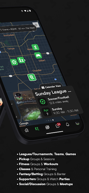 Sportual - Social Sports Screenshot 1