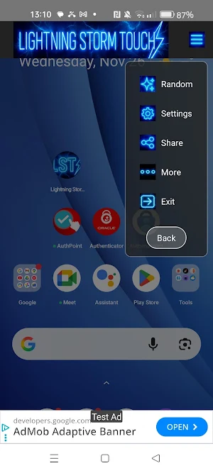 Lightning Storm Touch Screenshot 1