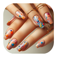 Bold Brushstrokes Nail Design
