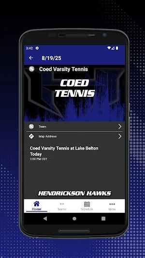 Hendrickson Hawks Athletics Screenshot 2