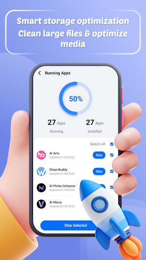 Pure Space – Smart Cleaner Screenshot 1