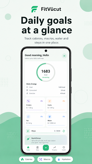FitVucut: Calorie & Nutrition Screenshot 1