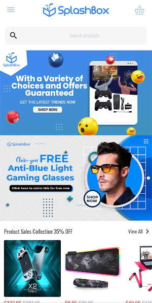 SplashBox App Screenshot 0