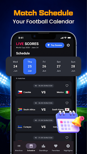 Live Football Scores: Matches Screenshot 3