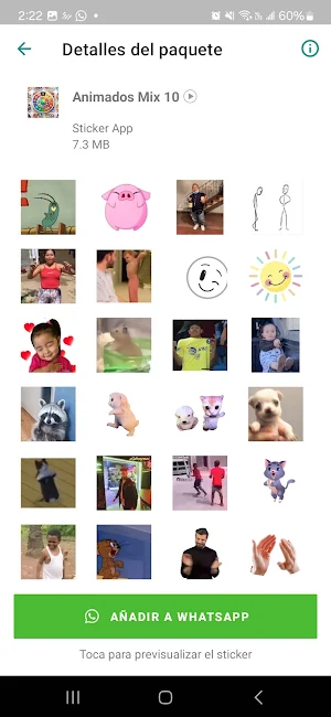 Sticker App Screenshot 1