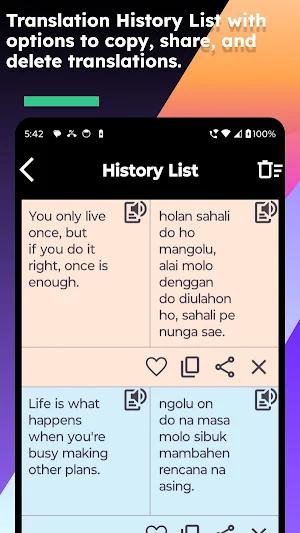 English Batak Toba Translate Screenshot 3