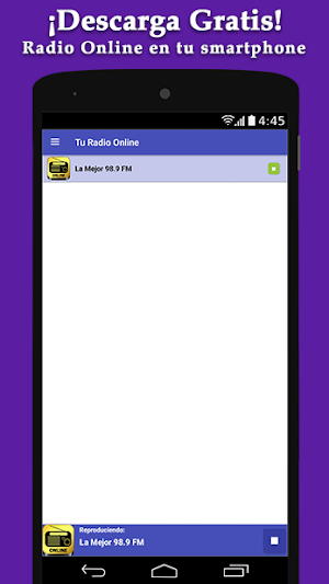 La Mejor FM 98.9 - Radio Online Screenshot 1