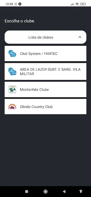 ClubSystem - Acesso Screenshot 0