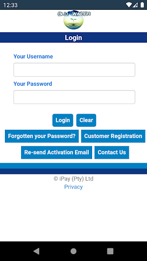 Blu-Water Online Screenshot 0