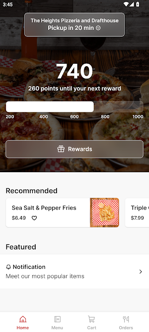 The Heights Pizza To Go Screenshot 0