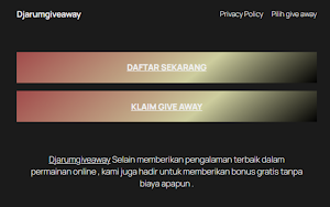 Djarum Giveaway Screenshot 2