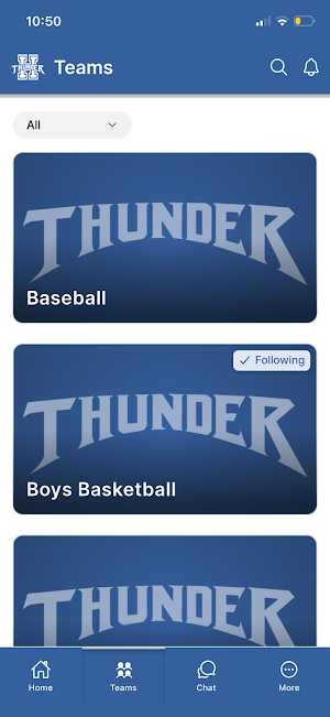 Hinkley Thunder Athletics Screenshot 1