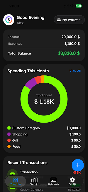 Spend Flow: Budget & Expense Screenshot 3