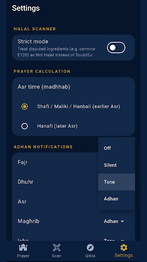 Azan: Halal Scanner & Prayer Screenshot 3