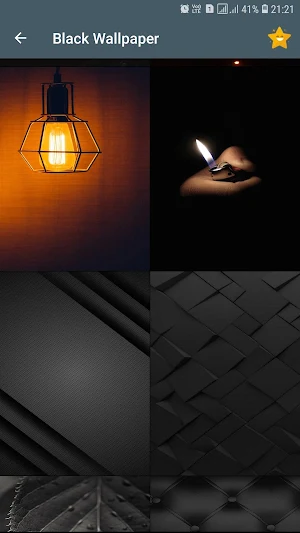 Black Wallpaper Screenshot 0