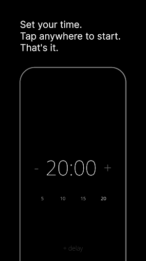 Mars Timer: Minimal Meditation Screenshot 1