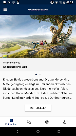 Weserbergland – Urlaubsplaner Screenshot 0