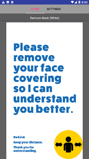 Facemask Exempt Screenshot 3