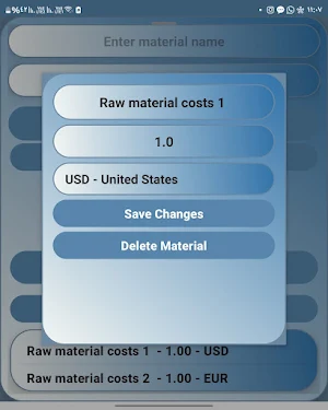 Product Calculator Screenshot 1