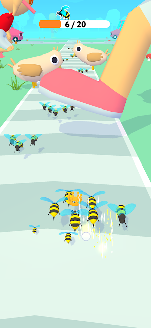 Run Honey 3D Bee Rush Screenshot 0