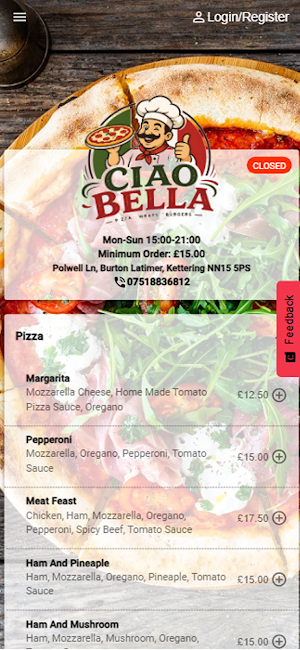 Ciao Bella Kettering Screenshot 0