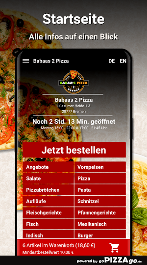 Babaas 2 Pizza Bremen Screenshot 1