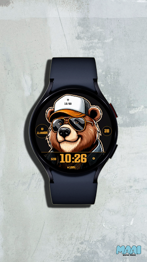Trucker Cap Animals Watch Face Screenshot 0