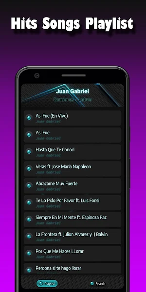 Juan Gabriel Musica Screenshot 2