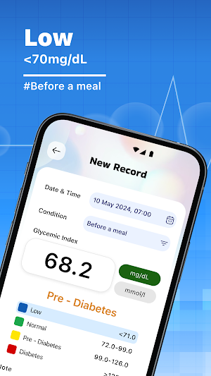 Blood Sugar Tracker - Diabetes Screenshot 0