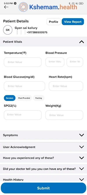 Kshemam OnTheGo Screenshot 2