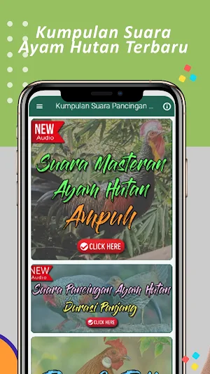 Suara Pancingan Ayam Hutan Screenshot 2