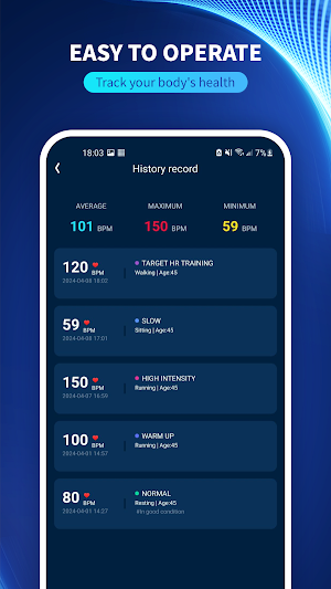 Heart Rate Screenshot 2