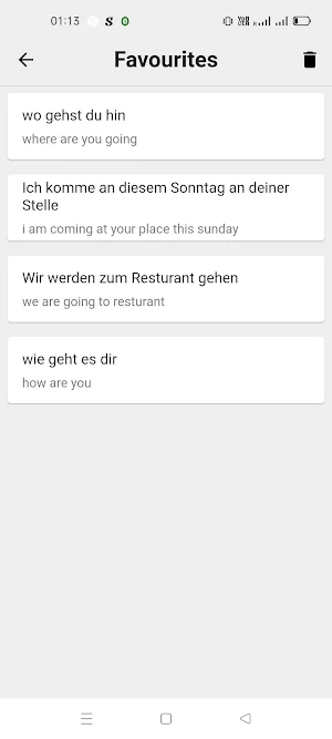 German To English Translator Screenshot 3