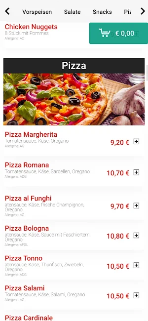 Pizzeria Avanti Screenshot 1