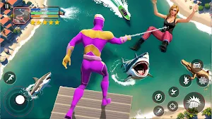 Super Rope Hero: Flying City Screenshot 3