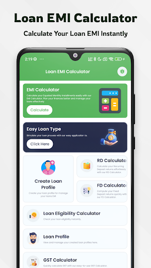 Loan EMI Calculator Screenshot 0