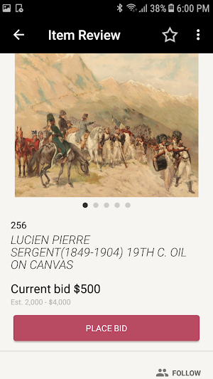Clements Auctions Screenshot 2