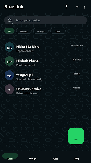 BlueLink Chat Screenshot 0