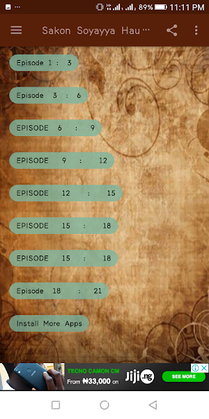 Sakon Soyayya Hausa Da Turanci Screenshot 1