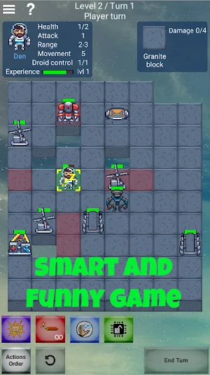 Droid Mania Tactical Roguelike Screenshot 1