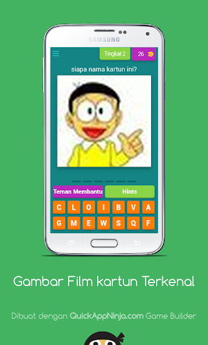 Game Animasi kartun Quizz Screenshot 2