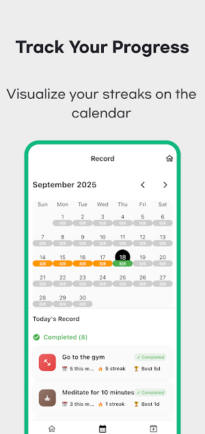 Daily Mark: Easy Habit Tracker Screenshot 2