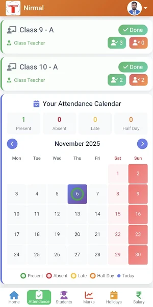MySchool123 - Teacher Screenshot 0