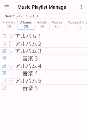 Music Playlist Manage Screenshot 2
