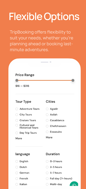 TripBooking Screenshot 2