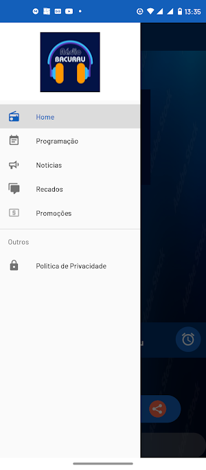 Rádio Web Bacurau Screenshot 3